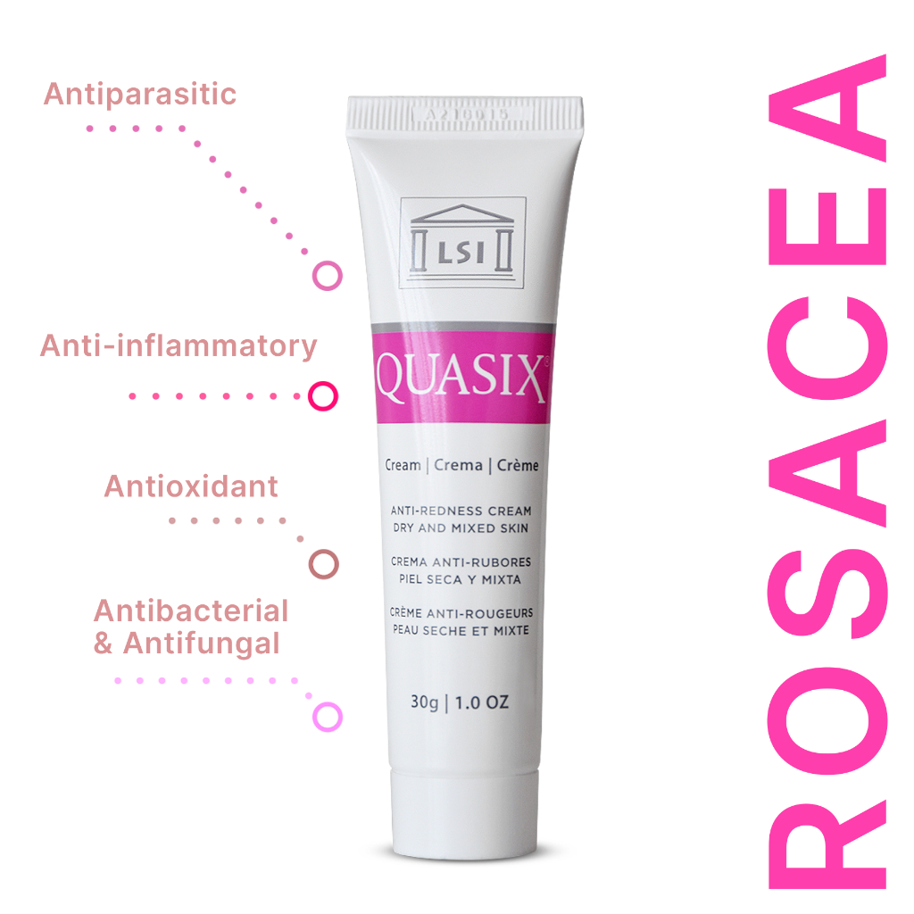CREAM / GEL QUASIX Kem bôi giảm mụn trứng cá đỏ, mụn kích ứng, mụn viêm, viêm da tiết bã 30g