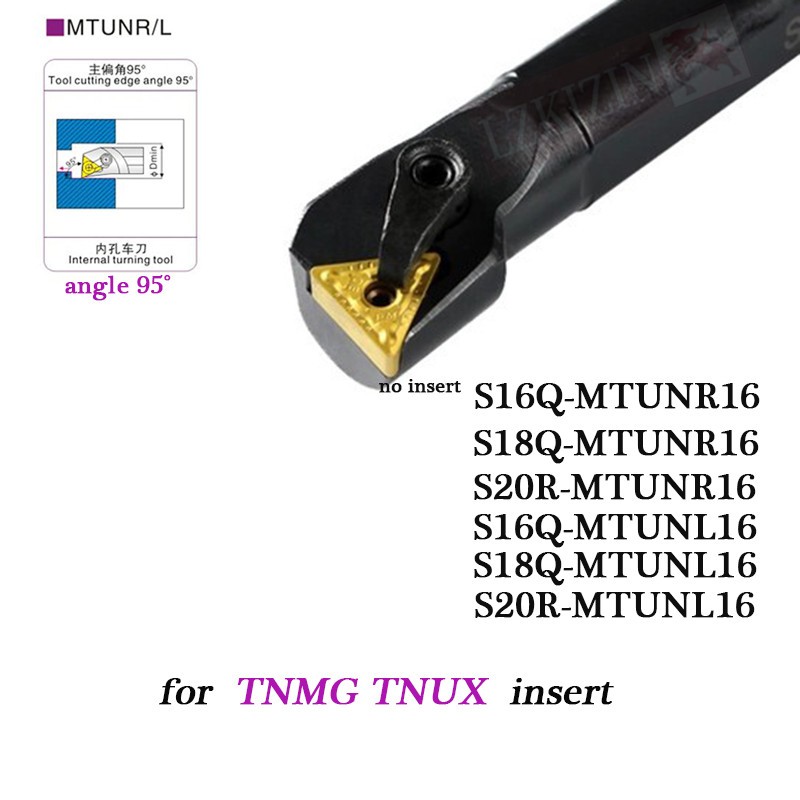 Cán dao tiện móc lỗ dùng để lắp mảnh chíp T16