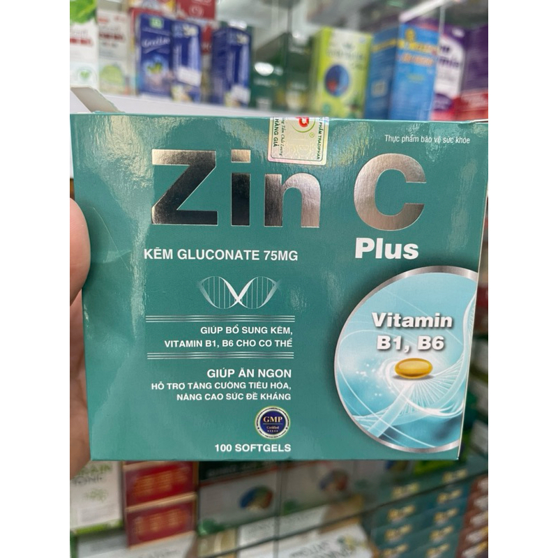Viên kẽm ZinC Roxtech, vitamin C, B tăng cường sức đề kháng, tăng sức ...