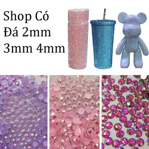 Đá đính size 4mm 5G 500 viên đá Bearbrick, đính móng tay và trang trí các đồ khác