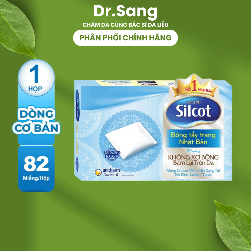 Bông Tẩy Trang Silcot Cơ Bản Cao Cấp Hộp 82-66 Miếng/Hộp | Shopee Việt Nam