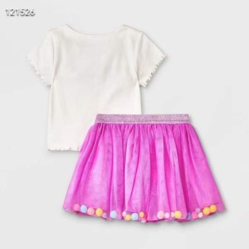 Set váy bé gái xuất dư xịn mặc hè 0396L size 12m-2y (7-11kg) xinh xắn thoáng mát