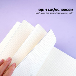 Sổ Tay 160 Trang Kẻ Caro Khổ A5/A6/B6 CLASSMATE Bìa Cứng In Hình Macaron Định Lượng 100gsm BA5/A6/B6-16-002