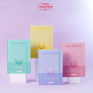 Sổ Tay 160 Trang Kẻ Caro Khổ A5/A6/B6 CLASSMATE Bìa Cứng In Hình Macaron Định Lượng 100gsm BA5/A6/B6-16-002
