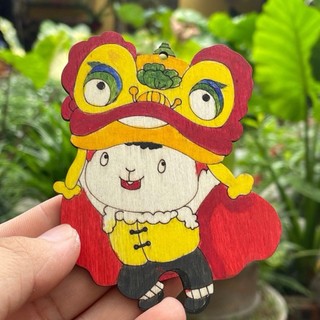 SET 100 Hình Gỗ Tô Màu Trang Trí Trung Thu - Đồ Chơi Cho Bé - Quà Trung Thu - Trang Trí Trung Thu