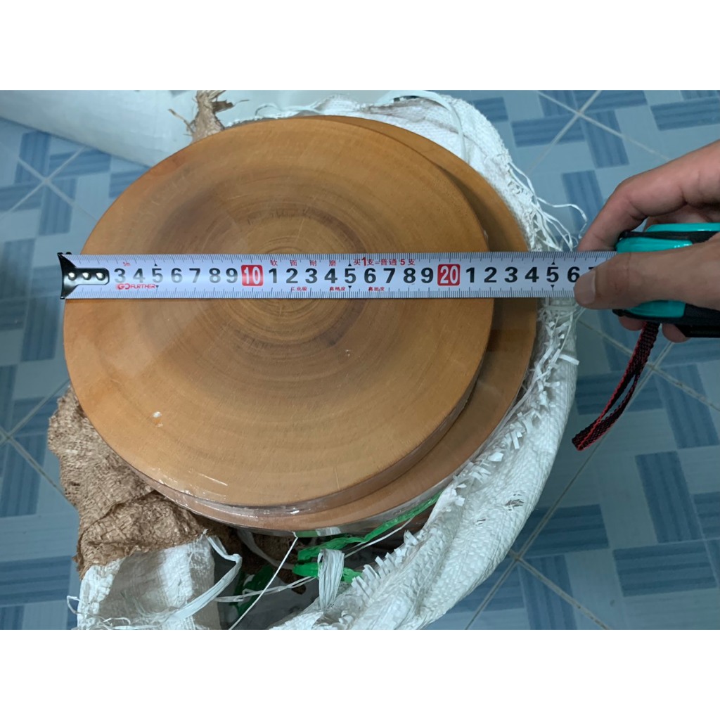 Thớt gỗ tự nhiên cao cấp Size 22 - 26cm