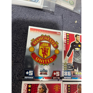 [ Manchester United ] Full Set Thẻ Cầu Thủ Bóng Đá Match Attax & Panini CLB Manchester United