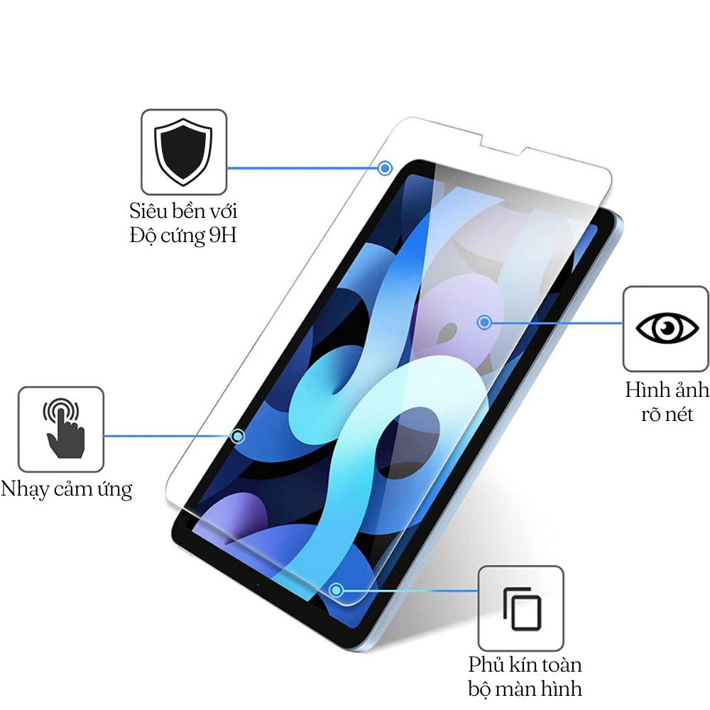 Kính cường lực dành cho các dòng iPad Gen 5/6/7/8/9,Air 1/2/3/4/5,Pro 11",Pro 12.9",Air 6/M4 - Cường lực kính cho iPad | BigBuy360 - bigbuy360.vn