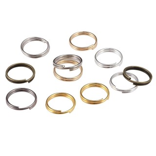 Khoen móc chìa khóa, vòng khóa đôi, móc khóa, khoen tròn kết nối làm phụ kiện đồ thủ công tiện dụng