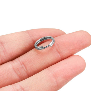 Khoen móc chìa khóa, vòng khóa đôi, móc khóa, khoen tròn kết nối làm phụ kiện đồ thủ công tiện dụng