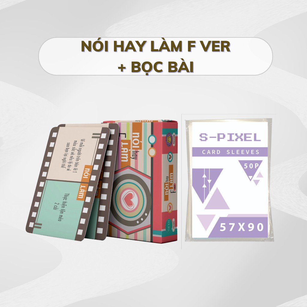 Bộ Bài Nói Hay Làm Gia Đình Giấy Cứng Chia Sẻ Gắn Kết Gia Đình MaSoi SG
