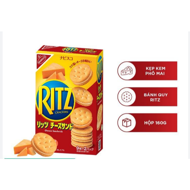 Bánh quy mặn kẹp phô mai Ritz | Shopee Việt Nam