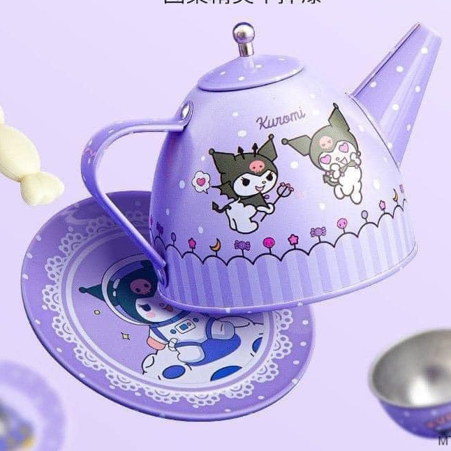 Vali Tiệc Trà Bánh Vali Kurumi  Vali Trà Bánh Cho Bé Hình Kuromi Vali Trà Bánh Pony Dễ Thương - Đồ Chơi Cho Bé PUKAPI