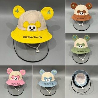 [ Bé 2-5 tuổi ] NÓN Chống dịch, chống BỤI BẢO VỆ CHO BÉ TRAI BÉ GÁI