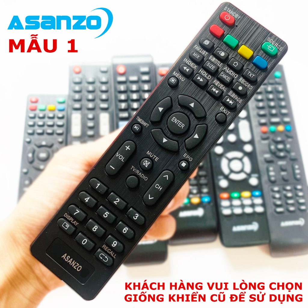 Điều khiển TV ASANZO Smart [Hàng chuẩn đẹp] - ảnh 2