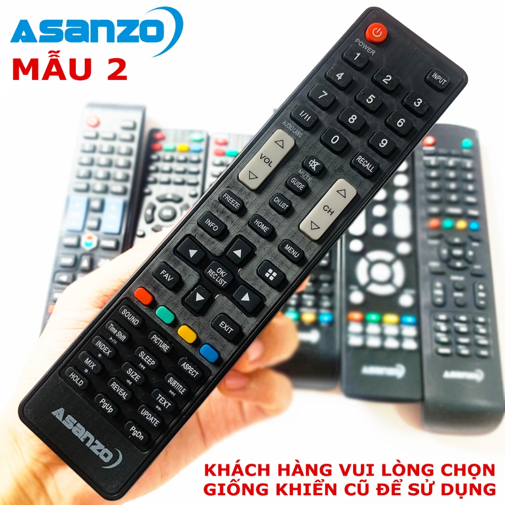 Điều khiển TV ASANZO Smart [Hàng chuẩn đẹp] - ảnh 3