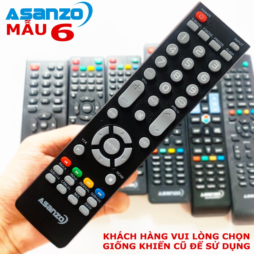 Điều khiển TV ASANZO Smart [Hàng chuẩn đẹp] - ảnh 7