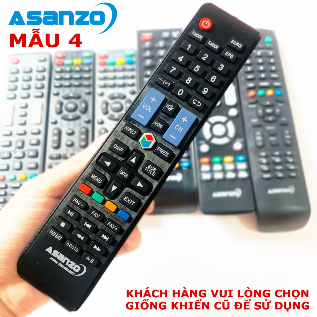Điều khiển TV ASANZO Smart [Hàng chuẩn đẹp] - ảnh 5