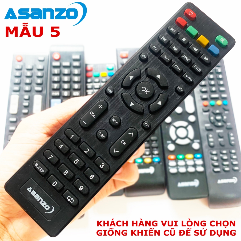Điều khiển TV ASANZO Smart [Hàng chuẩn đẹp] - ảnh 6