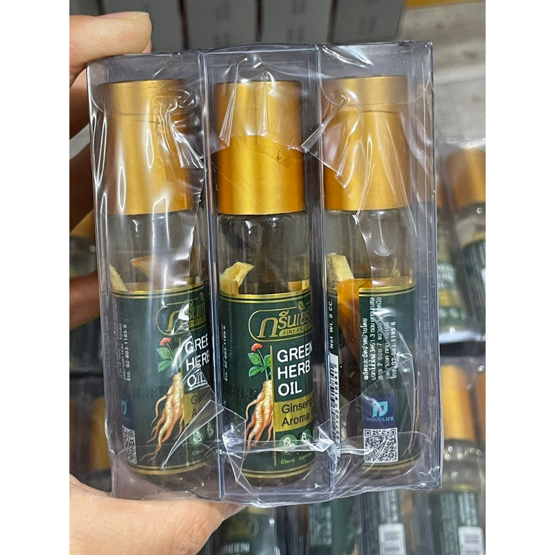 Dầu lăn sâm 3 vị Thái Lan chuẩn 8cc