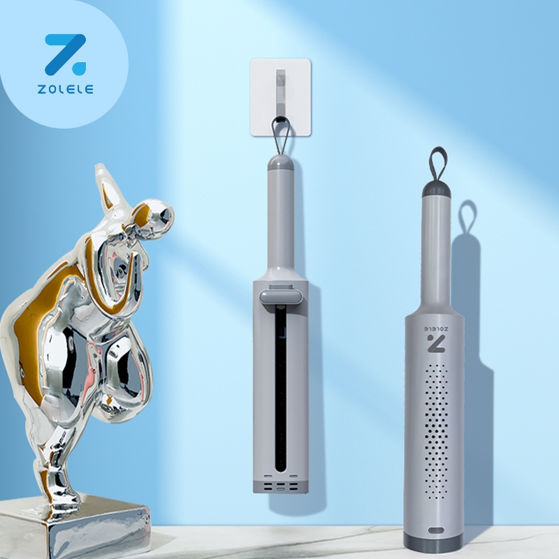 Ảnh Cây lau mini tự vắt ZOLELE lau kính, lau bàn nhỏ gọn cầm tay tháo rời tiện lợi DM01 ( Màu Xám ) 3