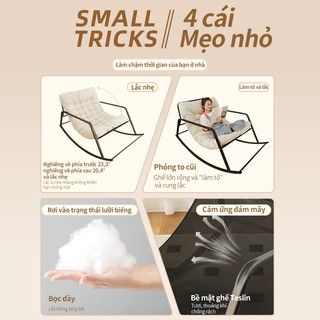 Ghế bập bênh-ghế lười ngủ nằm Ghế lắc đôi Ghế bành ban công Ghế giải trí phòng khách