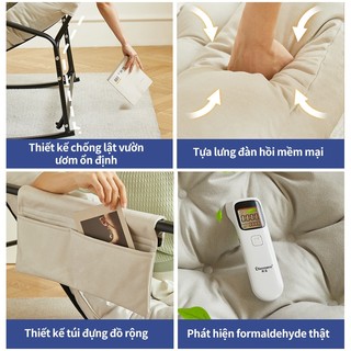 Ghế bập bênh-ghế lười ngủ nằm Ghế lắc đôi Ghế bành ban công Ghế giải trí phòng khách