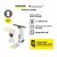 Máy lau kính cầm tay Karcher WV 6 Plus - Thời gian sử dụng đến 100 phút - Làm sạch nhanh chóng