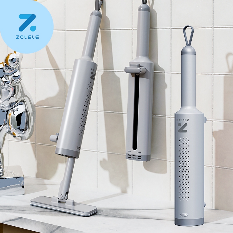 Ảnh Cây lau mini tự vắt ZOLELE DM01 lau kính, lau bàn nhỏ gọn cầm tay tháo rời tiện lợi ( Màu Hồng ) 3