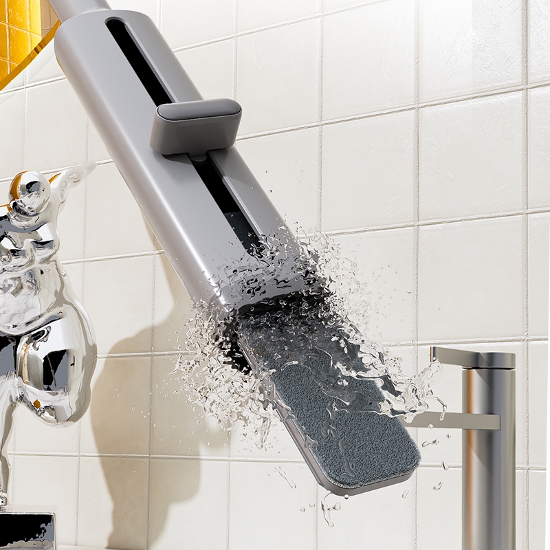 Ảnh Cây lau mini tự vắt ZOLELE DM01 lau kính, lau bàn nhỏ gọn cầm tay tháo rời tiện lợi ( Màu Hồng ) 4