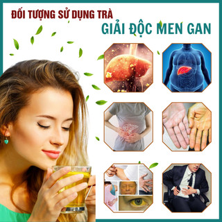 [Hạ men gan] Trà hạ men gan Fengcha thải độc gan, hạn men gan, mỡ gan, ngừa xơ gan bịch 30 gói lọc