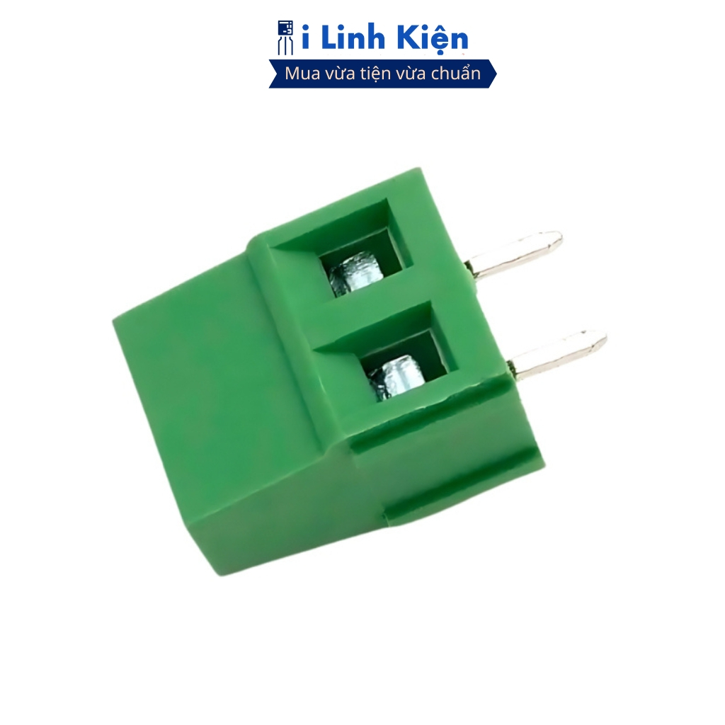 Cầu đấu 2P, 3P 5,08mm KF127 chân cắm thẳng xanh iLinhkien
