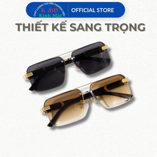 Kính Râm Nam Hàn Quốc Chống Tia UV400 Gọng Gỗ Phong Cách Mới Nhất 2024 - SV19 - SALE 30% Tặng Hộp.