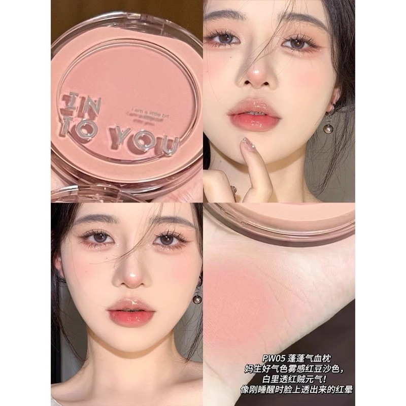 Má hồng đơn lỳ Into You, tông màu thời trang, xinh xắn