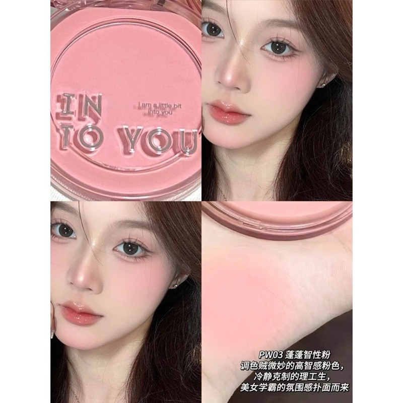 Má hồng đơn lỳ Into You, tông màu thời trang, xinh xắn