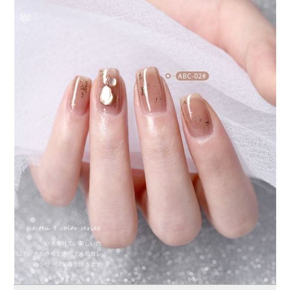 Sơn gel AS mã ABC mẫu chai đỏ nhọn 9 chai 15ml siêu HOT siêu xịn