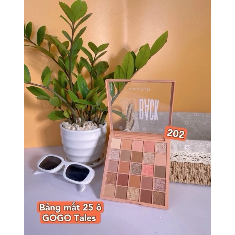 Bảng mắt Gogo Tales 25 ô – Siêu nhiều tone mix Tây – Lì + nhũ bắt sáng rõ, trendy nội địa hot