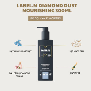 [ MẪU MỚI ] Dầu Gội Xả Mềm Mượt Không Gây Nặng Tóc LABEL.M DIAMOND DUST NOURISHING 300ml
