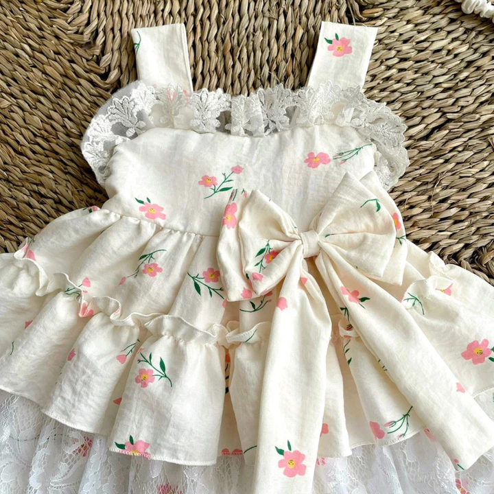 Girls' Pink Newborn Dress Lolita KIDS – 2
