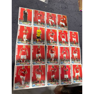 [ Manchester United ] Full Set Thẻ Cầu Thủ Bóng Đá Match Attax & Panini CLB Manchester United