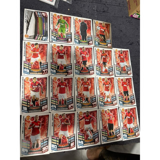 [ Manchester United ] Full Set Thẻ Cầu Thủ Bóng Đá Match Attax & Panini CLB Manchester United