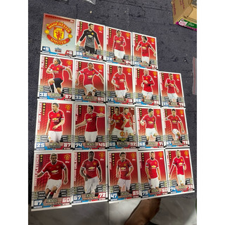 [ Manchester United ] Full Set Thẻ Cầu Thủ Bóng Đá Match Attax & Panini CLB Manchester United
