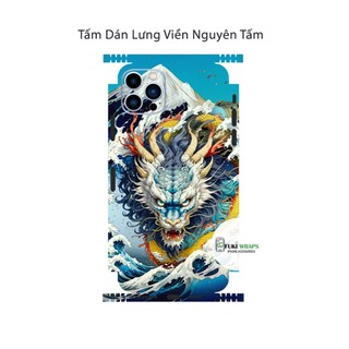 Tấm dán Skin Mặt Sau Mẫu Rồng MS09 FULL VIỀN 15promax , 14promax , 13promax , 12promax , 11promax  - FukiShop