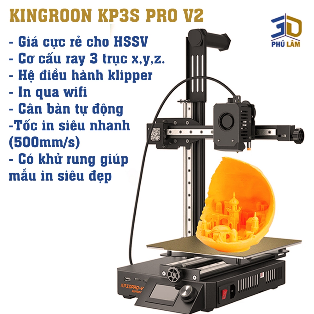 Kingroon kp3s pro v2 - Máy in 3D tốc cao giá rẻ cho HSSV | Shopee Việt Nam