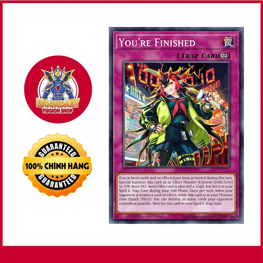 Th Bi Yugioh Chnh Hng] You're Finished | Shopee Vit Nam