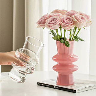 Bình Hoa Thủy Tinh Phong Cách Pháp Cổ Điển Dùng Trang Trí Nhà Cửa