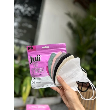 Combo 500c Tặng 50c Khẩu Trang 5D JULI Túi Dán Kháng Khuẩn,nhiều Màu Lạ Siêu Đẹp Khẩu Trang 4 Lớp