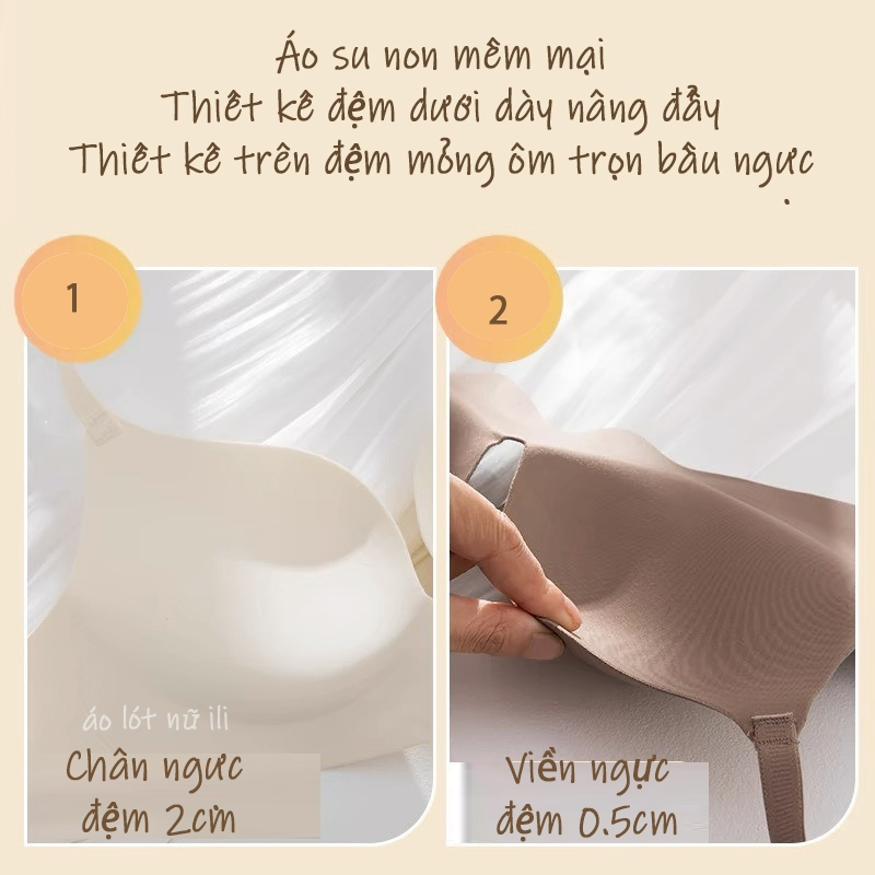 Áo Ngực Không Gọng Su Đúc Nâng Ngực Mềm Mịn Tôn Dáng Thiết Kế Cao Cấp Áo Ngực Mặc Áo Dài Đẹp 977