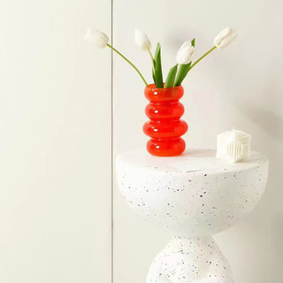 Bình hoa thuỷ tinh xoắn ốc Twist, bình trang trí độc lạ, phong cách hiện đại