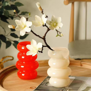 Bình hoa thuỷ tinh xoắn ốc Twist, bình trang trí độc lạ, phong cách hiện đại
